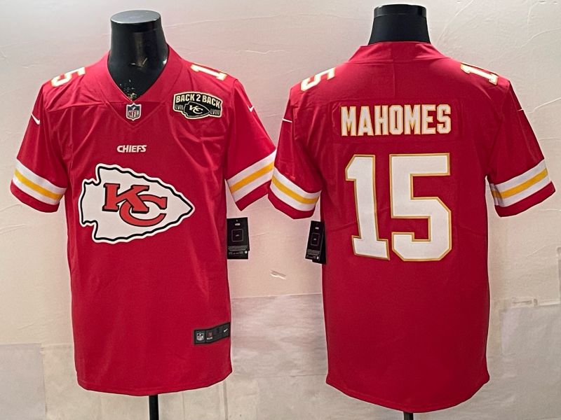 Men 2026 Kansas City Chiefs #15 Mahomes red Nike Limited NFL Jersey style 003->kansas city chiefs->NFL Jersey
